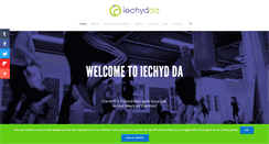 Desktop Screenshot of iechyd-da.net